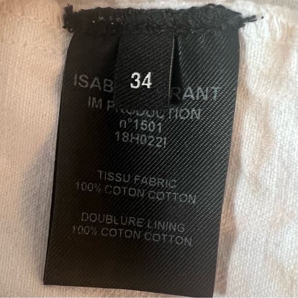 Isabel Marant Cotton Denim Straight Pants - Picture 4 of 6